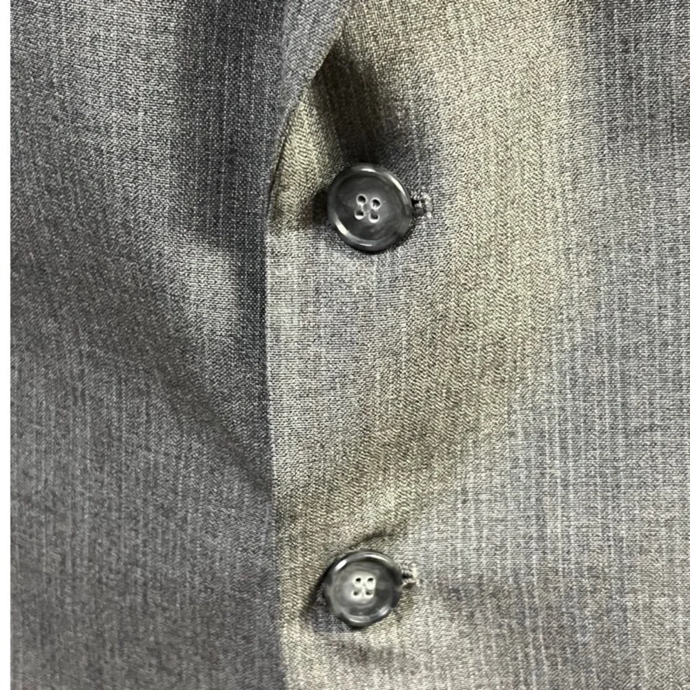 Austin Manor Sport Coat Grey Striped Notch Lapel 2-Button Mens‎ Size 46R Wool